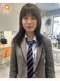 ナチュラル×セミロング＊