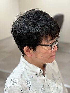 メロン 高円寺(melon) パーマの残りを活かしたカットスタイル