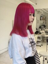 ターン ヘアー(TAAN HAIR)&nbsp;ショッキングピンク×ブラック