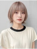 ショートウルフ/ハイトーン/ブロンドカラー