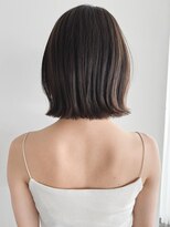 エインアンリー 表参道(AIN.ANLY.) ボブルフ20代30代40代薄めバングくびれボブナチュラルカール小顔