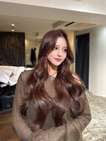 メゾン(Maison)&nbsp;モカブラウンロングウェーブ