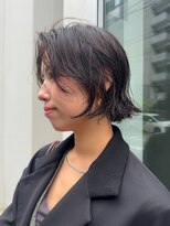 カフ(CAF)&nbsp;CAF 照下 パーマ 小顔に見せるヘア ボブパーマ ココアベージュ