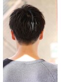 爽やかアップバングショート