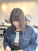 ラック 津田沼(LUCK)&nbsp;グレージュ/津田沼/韓国ボブ/ケアブリーチ/似合わせカット