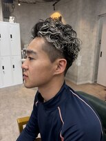 リミット 大宮(limit) 極道パーマ/ホワイトメッシュ