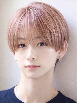 オーシャントーキョー サニー 原宿(OCEAN TOKYO Sunny) ハイトーンカラーフェザーパーマニュアンスパーマセンターパート