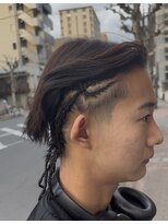 ヌーク 押上店(NooK)&nbsp;エクステコーンロウ/ポイントコーンロウ/特殊ヘア/メンズ