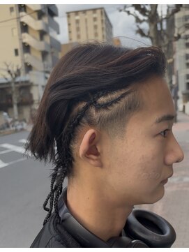 ヌーク 押上店(NooK) エクステコーンロウ/ポイントコーンロウ/特殊ヘア/メンズ