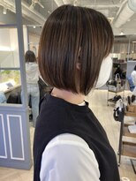 シェノン 赤羽店(CHAINON)&nbsp;日本人に合う丸みボブ軽い質感で乾かしやすいヘアスタイル赤羽