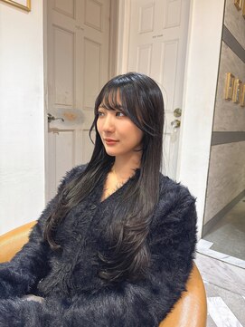 ロンドアベニール 北千住(Lond avenir) 韓国顔周り/バタフライカット/ミディアムレイヤーカット北千住