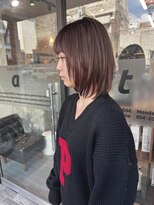 ナット(Nat) カカオブラウン×レイヤー