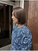 【minami】BOB×オリーブベージュ