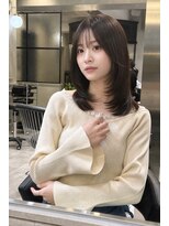 ロンドポレール 北千住(Lond polaire) ミディアムレイヤー/ロングレイヤー/韓国レイヤー/顔周りカット