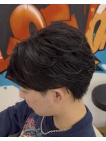 become men's hair 名駅EAST【10月3日 NEW OPEN(予定)】&nbsp;ニュアンスフェザー/フェザーパーマ/毛流れ/センターパート/名駅