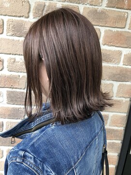 ヘアメイクエイト 丸山店(hair make No.8) 【No.8＊岩切】切りっぱなしボブ×アッシュ