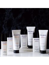 "global　MILBON"で髪質に合わせたケアを。