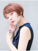 大人かわいいナチュラル小顔ショート