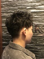 ヒロギンザ 田町店(HIRO GINZA)&nbsp;ツーブロック×アイロンパーマ　HIRO銀座/田町/メンズショート