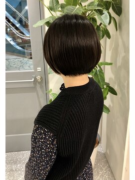 フィゼル あべのルシアス店(Aujua fizelle) 柔らか丸みボブ☆井上慶太