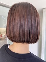 インビテーション(invitation)&nbsp;オレンジベージュ・ハイライト・ボブ