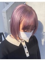 アルティナ(artina)&nbsp;パールラベンダー_ボブカット_ラベンダーアッシュ_ワンレンボブ1