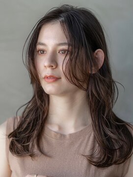 オースティン 登戸向ケ丘遊園(AUSTIN) 大人かわいい前髪セシルカットココアブラウンフリンジウェーブ