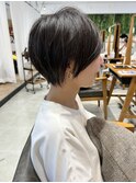 【渡辺】大人かわいい美髪ショートネビージュ