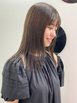 デート 下北沢(DATE) ダブルカラーミルクティーブラウンカラーケアブリーチ韓国