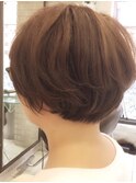 ショートふんわり秋カラー