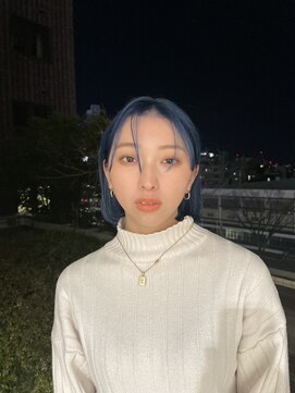 エアー 青山(AIR) ハイトーン/ブルー/ボブ