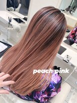 アッシュ 武蔵小金井店(Ash)&nbsp;＼バレイヤージュ×ピーチピンク／