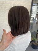 テラス式髪質改善縮毛矯正ボブスタイル