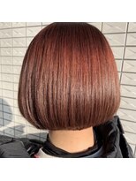 ブリリオ ヘアーアンドスパ(Brillio hair&spa) ミニボブ×ピンクベージュ