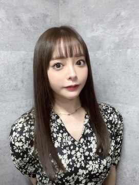 ルイス(L'wis) 小倉由菜さん♪暗髪抜け感カラー♪朝長