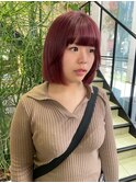 韓国ボブ/タンバルモリ/カシスピンク　吉祥寺桜
