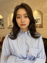 ビュートリアム265(BEAUTRIUM 265)&nbsp;セミロング・暗髪・韓国風・・レイヤー・ケアパーマ銀座20代30代