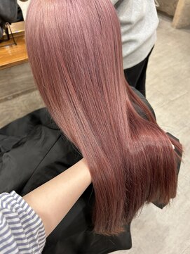 カノエ 山口矢原店(canoe) 艶髪/ピンク/髪質改善縮毛矯正/髪質改善/韓国風/韓国ヘア
