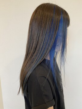 ヘアーデザイナーズサロン エイダ 筑紫野店(hair designers salon A.DA) ブルーインナーカラー