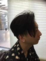 アスワ ツーブロックセンターパート
