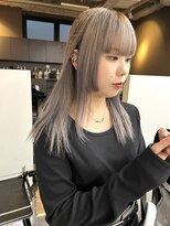 ヌープヘアーアイス(NUUP.hair ici)&nbsp;20代30代40代大人可愛いアッシュベージュダブルカラー透明感