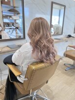 ラポールヘアー(rapport hair)&nbsp;gradation color×milk tea pink beige＊