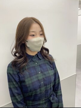 ゴウトゥデイシェアサロン 町田店(GO TODAY SHAiRE SALON) くびれレイヤー×ブリーチ無しミルクティー