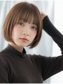 髪質改善エモージュメンズライクショートボブq小山20代30代40代
