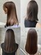 セブンルックス(7LOOKS)の写真/クセやうねりが気になる方も扱いやすい、理想のスタイルが手に入る♪自然なストレートな仕上がりに＊