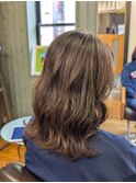 セミロングレイヤー