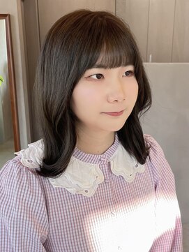 ロンド ボーイ 表参道(Lond BOY) ミディアムレイヤー髪質改善オリーブベージュ美髪縮毛矯正表参道