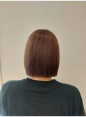 切りっぱなしボブ