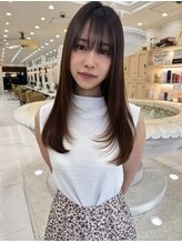 ティンク 天神(Tink) 美髪縮毛矯正 顔周りレイヤースタイル