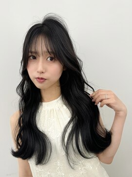 アマトウキョウスマートサロン(AMA TOKYO×Smart Salon) 韓国ヘア　2wayバング  レイヤーカット くびれヘア  顔周り